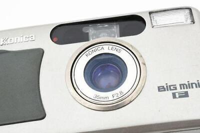 Konica Big Mini F silver 35mm F2.8 Point Shoot Compact Film Konica Big Mini F silver 35mm F2.8 Point Shoot Compact Film