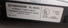Pioneer PL-600 Parts:Gear,Arm,Spindle,cabel and more