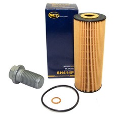 Ölfilter SH414P + Ölablassschraube für Mercedes E Klasse W124 124 T SL R129 Ölfilter SH414P + Ölablassschraube für Mercedes E Klasse W124 124 T SL R129