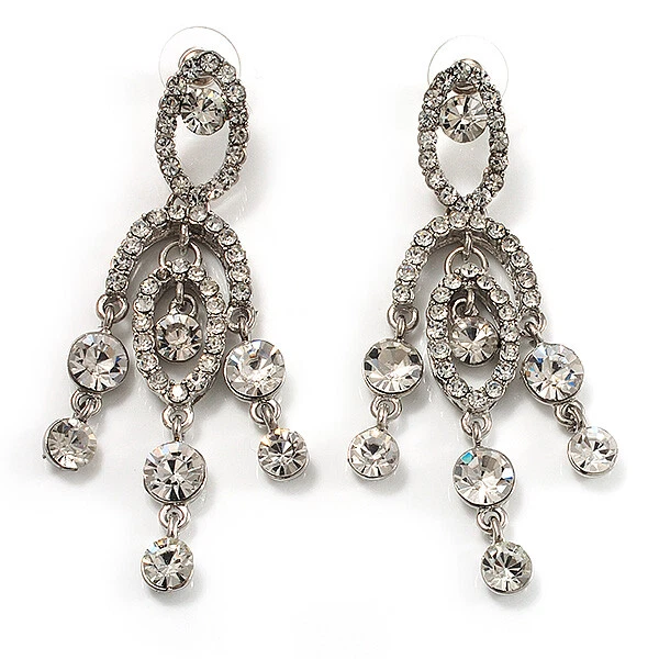 Crystal chandelier store earrings