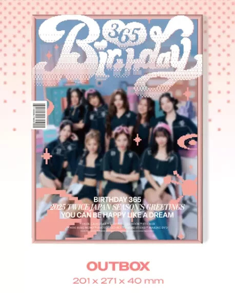 TWICE JAPAN SEASON'S GREETINGS 2025 BIRTHDAY365 New Sealed TWICE JAPAN SEASON'S GREETINGS 2025 BIRTHDAY365 New Sealed