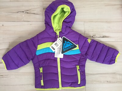 snozu fleece lined down jacket