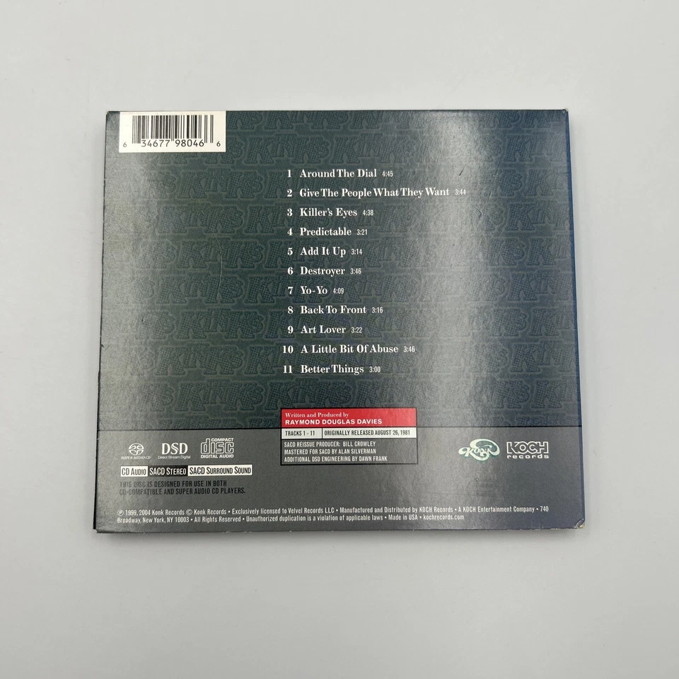 THE KINKS - Give the People What They Want [Digipak](SACD 2004 Velvel) RARE Foto 2 de 4