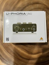 Behringer U-phoria Um2 Single Channel Audio Interface - Black