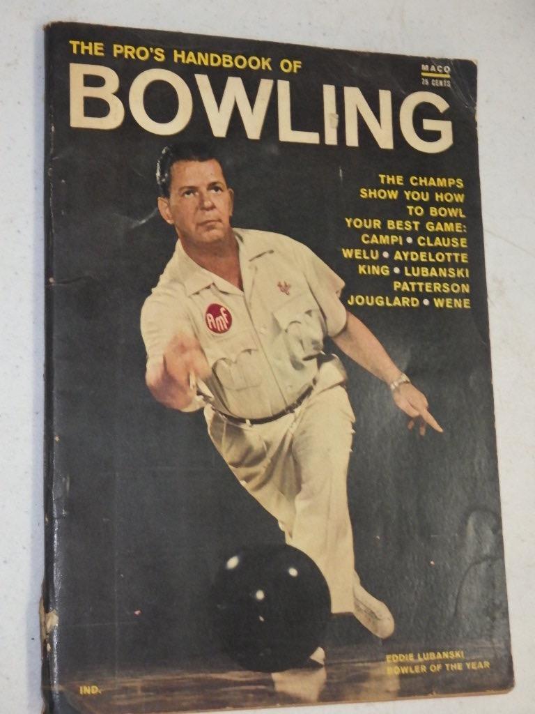 1960 PRO'S HANDBOOK OF BOWLING BOWL MYRON GUBITZ HOW TO BOWL