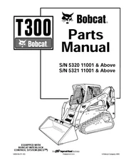 Bobcat T300 Compact Track Loader Parts Manual Diagrams List Book Printed 6904246
