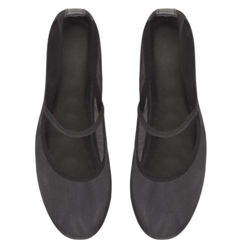 Scarpe basse ballerine donna in rete comode slip on Mary Jane taglie 5-10 - Foto 13 di 17