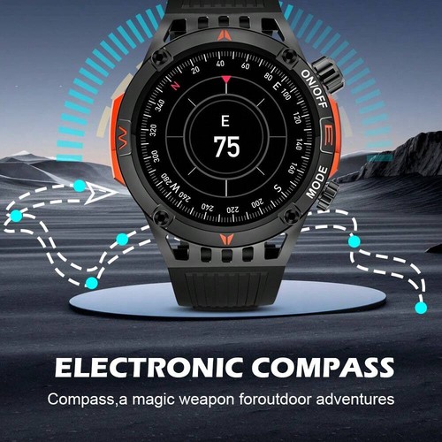Smart Watch,Wireless Call, Waterproof,Compass,Fitness Tracker for Android & iOS - Picture 42 of 55