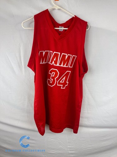 Ray Allen Miami Heat Authorized Signature NBA Basketball Replica Jersey - Picture 2 of 4