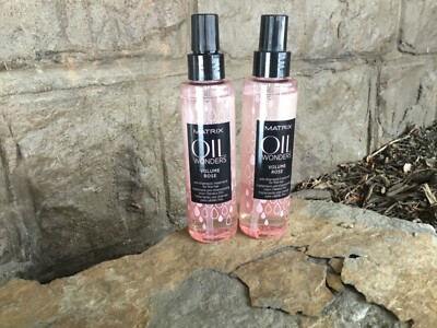 Matrix Oil Wonders Volume Rose pre-shampoo treatment TWO PACK Free Shipping