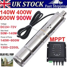 3" MPPT Controller Screw Solar Water Pump Deep Well Submersible Bore Hole Pump