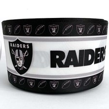 GROSGRAIN RIBBON 5/8", 7/8", 1.5" 3" SPORTS TEAM R White Printed COMBINE SHIP