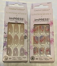 KISS imPRESS Press-On Manicure  Nails, Med & Short Blush, Peach 30ea