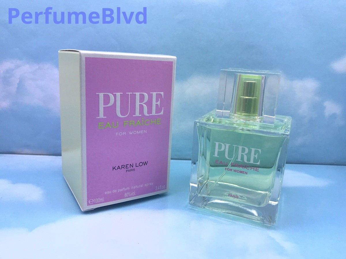 PURE EAU FRAICHE BY KAREN LOW 100 ML EAU DE PARFUM SPRAY