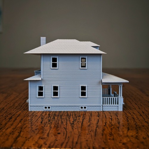 N-Scale - Sears Woodland 1920s Kit Home - 1:160 Scale Building House - Picture 4 of 10