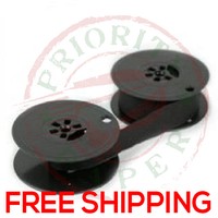 Universal Twin Spool Calculator Ribbons - Black - 6 Free Shipping Universal Twin Spool Calculator Ribbons - Black - 6 Free Shipping