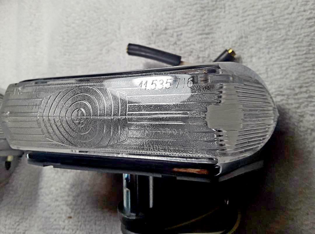 Maserati Ghibli NOS vintage Carello front turn signal light assemblies