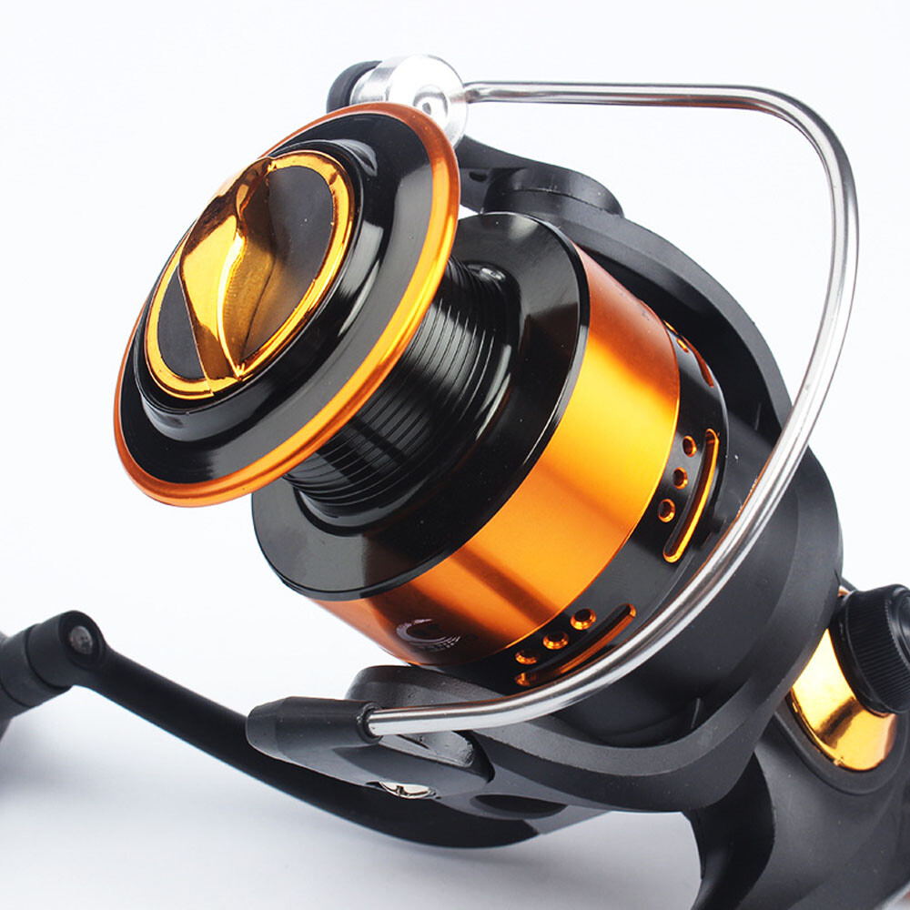 11BB Spinning Reel Fishing Reel Bait Runner Drag Heavy Duty Gear Ratio 5.2:1
