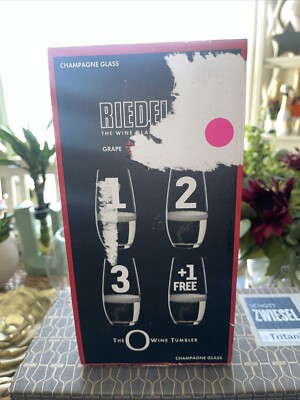 Riedel Champagne Glasses-  (Pack of 4)