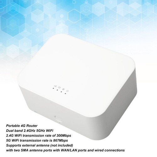 Routeur WiFi 4G LTE avec emplacement pour carte SIM 2.4G 5GDual ports antenne port WAN LAN NEUF - Photo 20/31