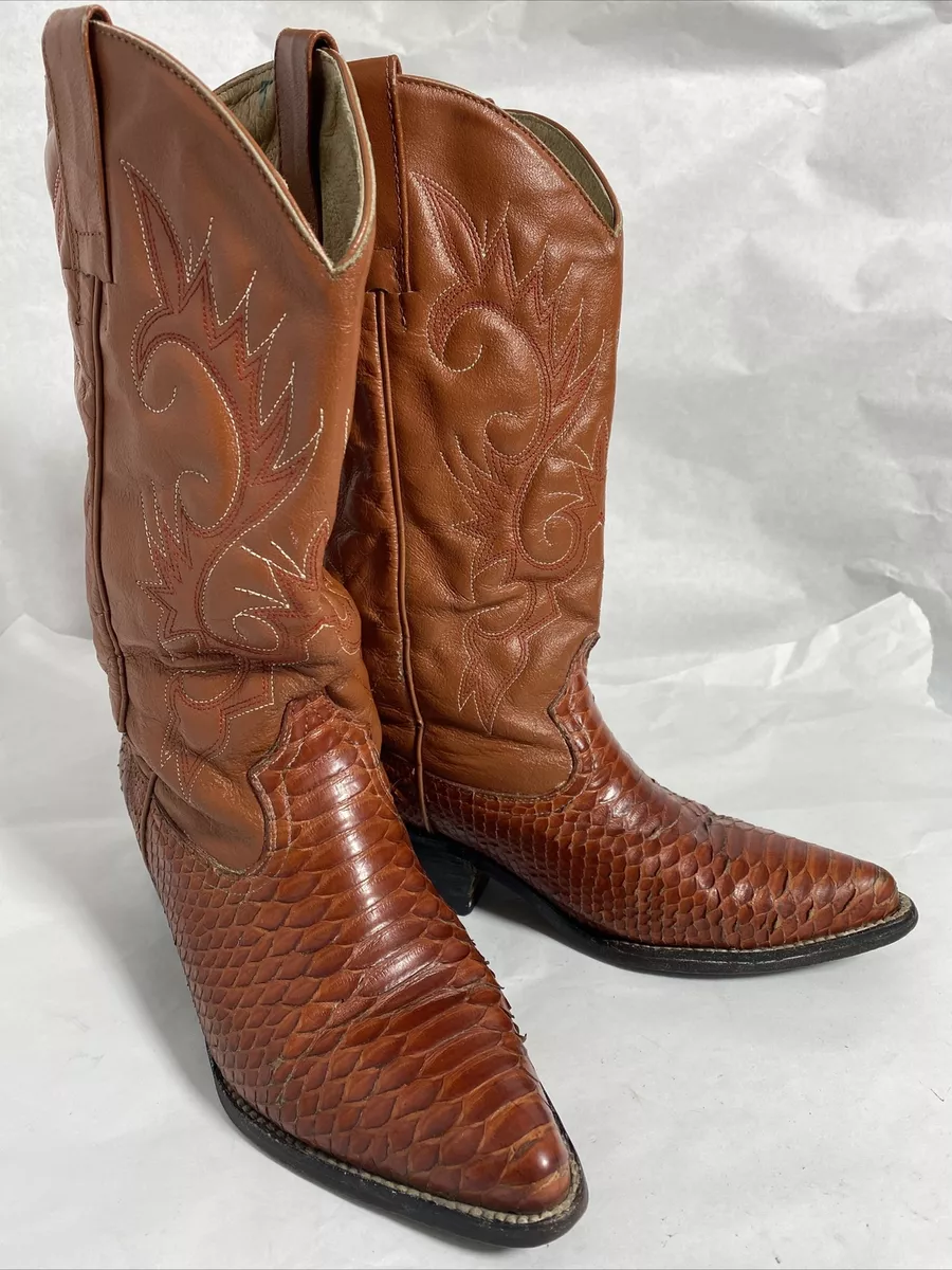 Anaconda skin cheap boots