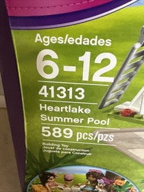 LEGO 41313 Friends Heartlake Summer Pool 41313 (Retired, Sealed, New)