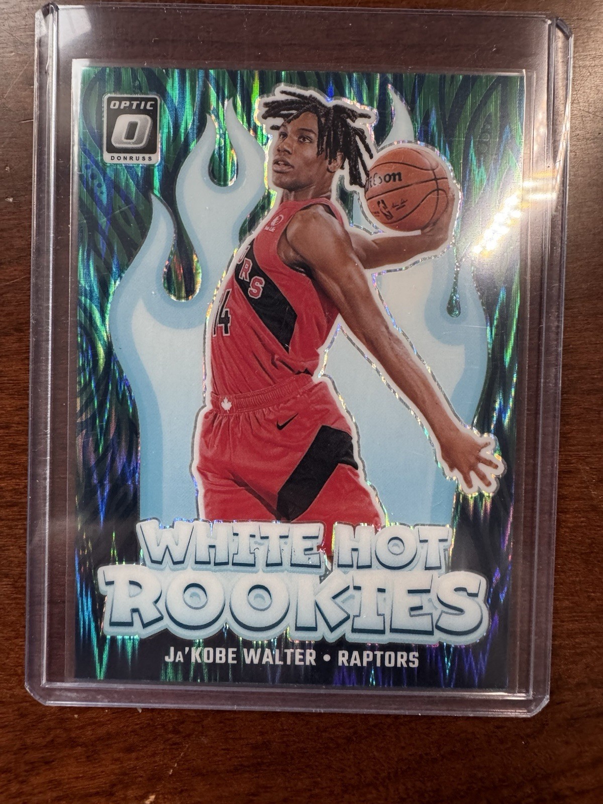 2024-25 Donruss Optic - Green Shock White Hot Rookies - Ja’Kobe Walter /149