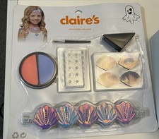 Claires Mermaid Face Paint Kit 7 Piece Set Kids Costume Makeup NEW Sealed