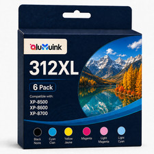 312XL High Yield Compatible Ink Cartridge XP-8500 XP-8600 XP-8700 C/M/B/Y/LM/LC