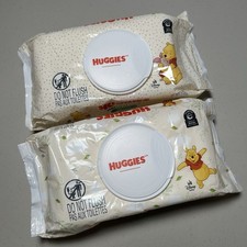 Huggies Sensitive Baby Wipes Fragrance Free 2 Packs 56 Each Pack 7.7  x 6.6  