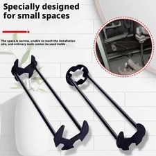 Multifunctional Sink Wrench Set, 2-Pack Basin and Faucet Wrench Tool with Fou...