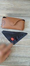 Ray Ban Universal Brown Medium Soft Case for Sunglasses  Eyeglasses with Cloth