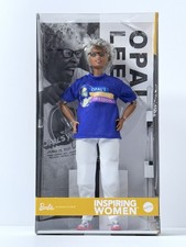 Opal Lee Barbie Inspiring Women Doll in Opal’s Walk For Freedom T-Shirt Mattel