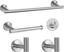 Bathroom Hardware Set SUS 304 Thicken Stainless Steel-Towel Bar Set Include 20"