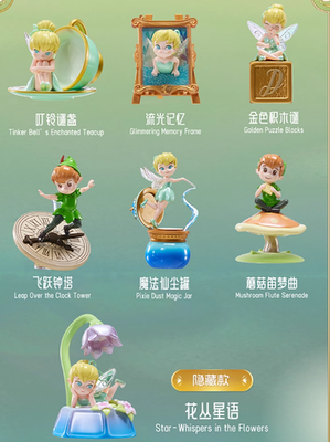 MINISO シークレット ティンカーベル MINISO Disney Lost Treasure Series Blind Box Confirmed Figures Toy
