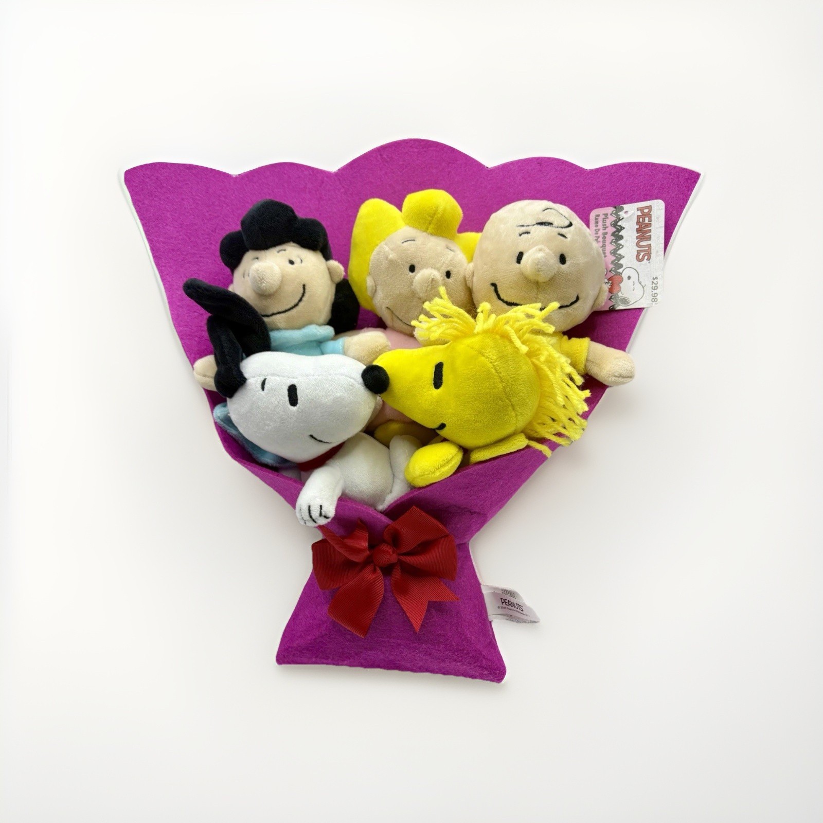 Peanuts Gang Plush Bouquet Snoopy Charlie Brown New