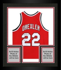 FRMD Clyde Drexler Trail Blazers Signd Mitchell&Ness Swingman Jersey 