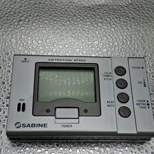 Sabine MetroTune MT9000 Digital Metronome Tuner LCD Mic Headphone Case