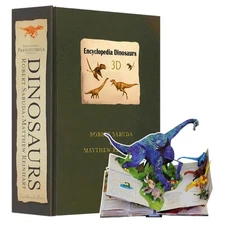 Dinosaurs Encyclopedia Funny Interactive Pop Up Dinos Book Compatible