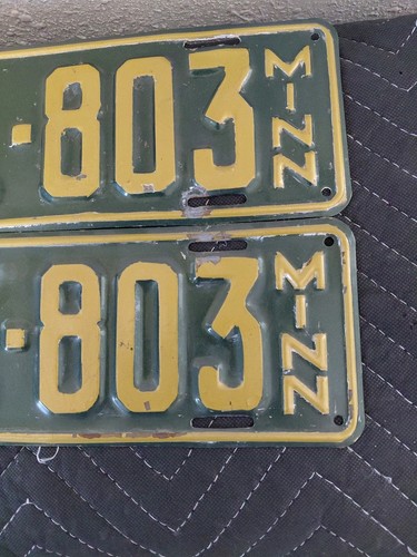 1936 Minnesota License Plate Pair - Bild 4 von 4