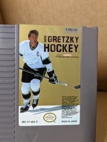 Wayne Gretzky Hockey for Nintendo NES White Jersey No Logo Variant NES-ZY-US-3