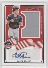 2025 Stars and Stripes USA Signatures Silhouettes 147/199 Caden Bodine Auto 1g1q