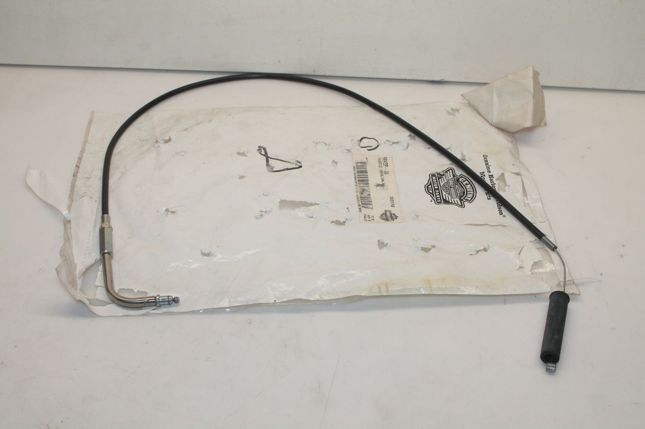 Câble d'accélérateur d'origine pour Harley Davidson Softail et Dyna ref 56432-98 en acier