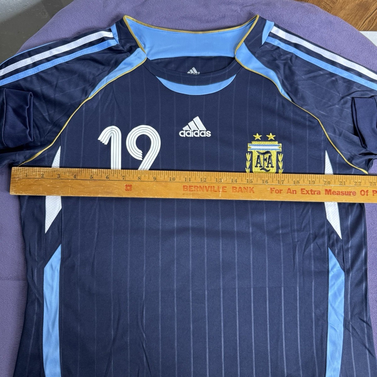 Argentina 2006 WC Away Long Sleeve Soccer Jersey MESSI #19