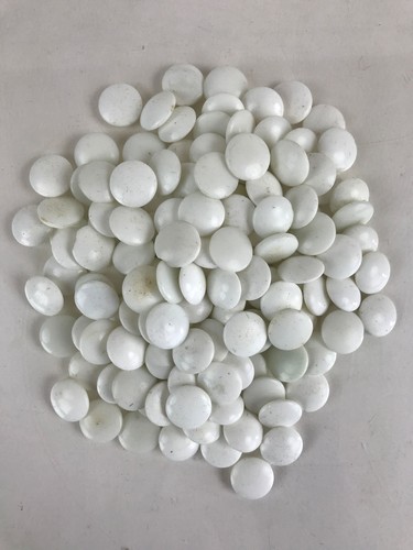 Japanese Go Stone Goishi Game Piece Set Vtg Brown Bowl Black White GO79 - Picture 9 of 12