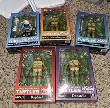 NECA TMNT Usagi Yojimbo Leonardo Raphael Donatello Michelangelo Ninja Turtles