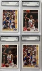 Michael Jordan Graded Mint 9 Lot of 4.1992 Upper Deck - Michael Jordan Mixed Lot