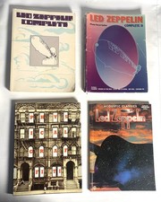 Lot 4 Books Led Zeppelin Guitar Sheet Music Acoustic Classics Physical Graffiti