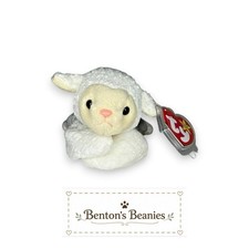Fleece the Lamb TY Beanie Baby | Mint Heart & Tush Tag