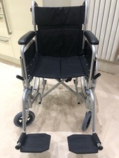 Manual Foldable Wheelchair with Detachable Footrests Used twice 